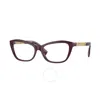 Burberry Demo Cat Eye Ladies Eyeglasses Be2392 3979 52