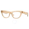 Burberry Demo Cat Eye Ladies Eyeglasses Be2406u 4063 52