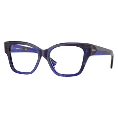 Burberry Demo Cat Eye Ladies Eyeglasses Be2420f 4114 52 In Blue