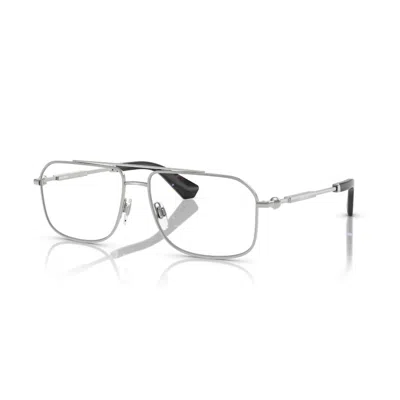 Burberry Demo Navigator Men's Eyeglasses Be1391 1005 58 In Gray