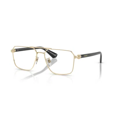Burberry Demo Navigator Men's Eyeglasses Be1395d 1355 56 In Gold