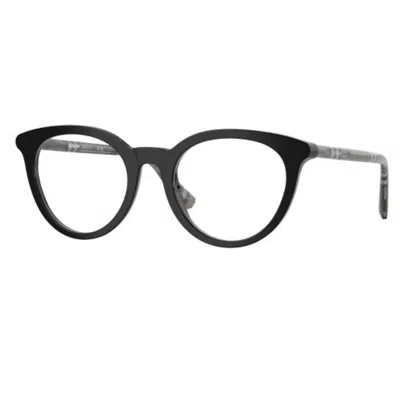 Burberry Demo Oval Eyeglasses Be2429 4165 48 In Black