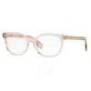 Burberry Demo Oval Ladies Eyeglasses Be2291 3780 51 In Neutral
