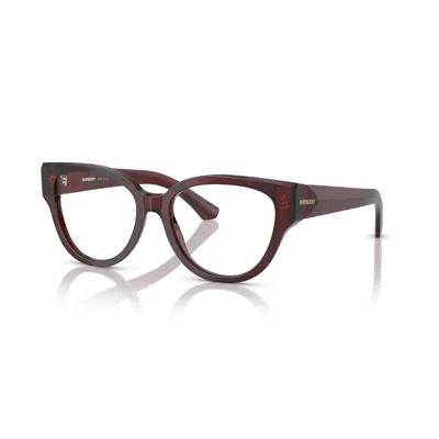 Burberry Demo Oval Ladies Eyeglasses Be2421 4115 51 In Brown