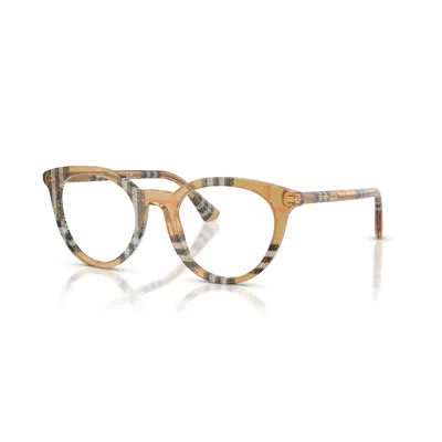 Burberry Demo Oval Ladies Eyeglasses Be2429 4163 50 In Brown