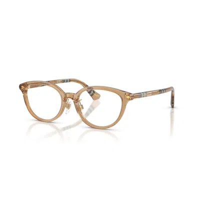 Burberry Demo Oval Ladies Eyeglasses Be2435d 4164 50 In Brown