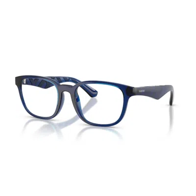 Burberry Demo Oval Men's Eyeglasses Be2433u 4110 54 In Blue
