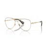 Burberry 55mm Pilot Optical Glasses In Gold