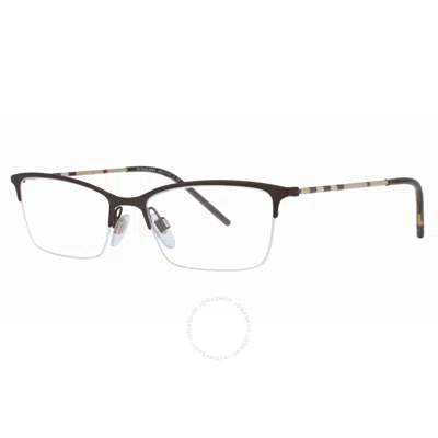Burberry Demo Rectangular Ladies Eyeglasses Be1278 1012 53 In Brown