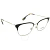 Burberry Demo Square Ladies Eyeglasses Be1334 1109 52 In Red
