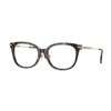 Burberry Demo Square Ladies Eyeglasses Be2391 3002 53 In Brown