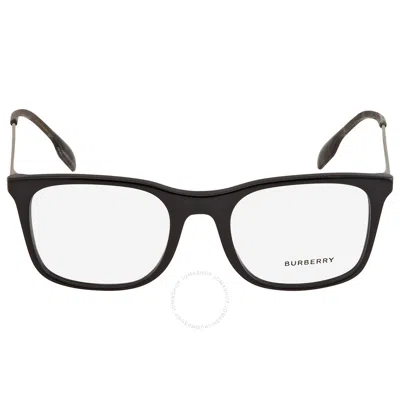 Burberry Demo Square Men's Eyeglasses Be2343 3001 51 In Red