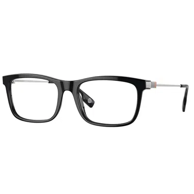 Burberry Demo Square Men's Eyeglasses Be2384f 3001 55 In Black