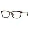 Burberry Demo Square Men's Eyeglasses Be2384f 3002 55