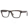 Burberry Demo Square Men's Eyeglasses Be2387f 3002 55