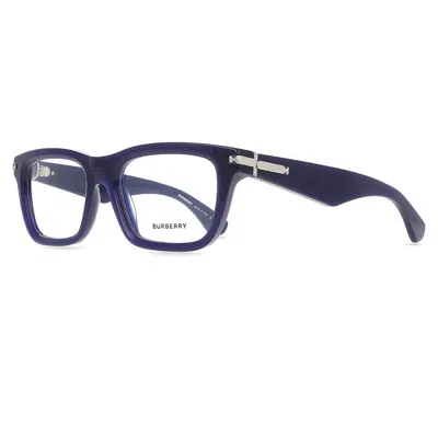 Burberry Demo Square Men's Eyeglasses Be2419 4120 53 In Blue