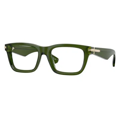 Burberry Demo Square Men's Eyeglasses Be2419f 4148 53 In Green