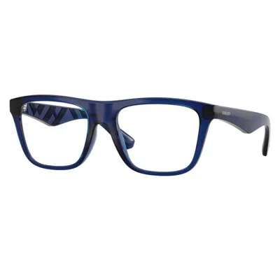 Burberry Demo Square Men's Eyeglasses Be2432u 4110 55 In Blue
