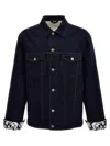 Burberry Denim Jacket With Chest Pockets And Contrast Stitching