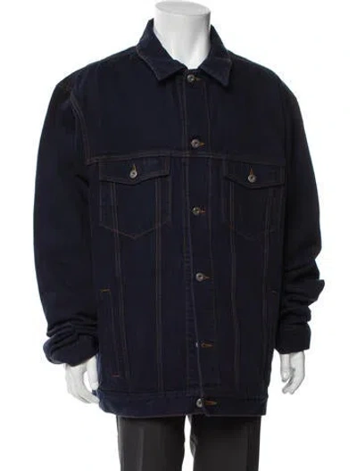 Pre-owned Burberry Denim Jacket In Blue