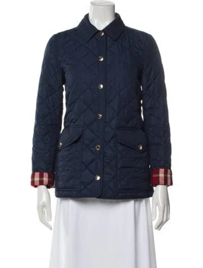Pre-owned Burberry Denim Jacket In Blue