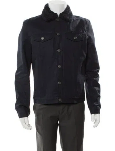Pre-owned Burberry Denim Jacket In Blue
