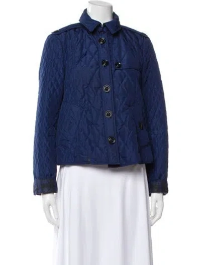 Pre-owned Burberry Denim Jacket In Blue