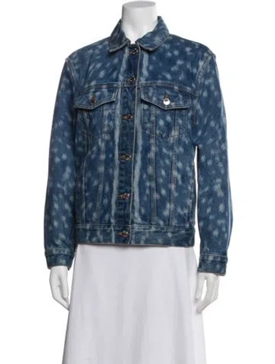 Pre-owned Burberry Denim Jacket In Blue