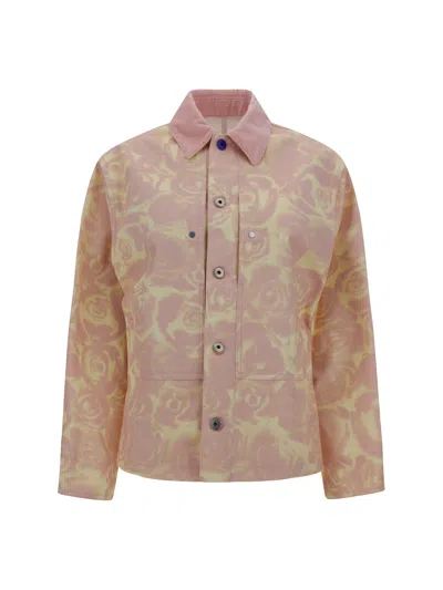 Burberry Jackets In Cameo Ip Pattern