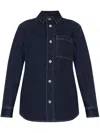 Burberry Denim Shirt In Blue