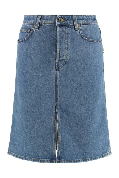 BURBERRY BURBERRY DENIM SKIRT