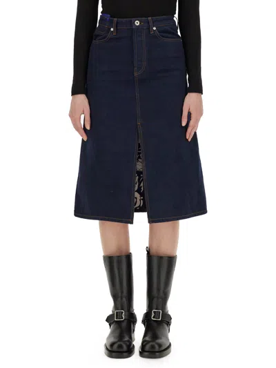 BURBERRY DENIM SKIRT