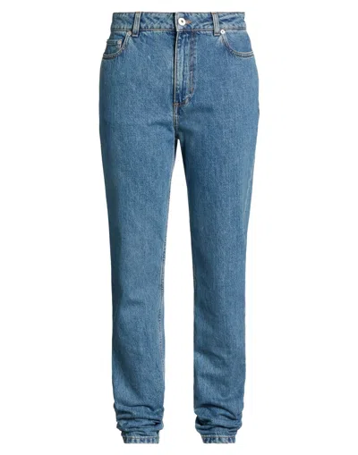 Burberry Denim Trousers In Blue
