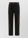 Burberry Denim Trousers With Pockets And Loops In Black