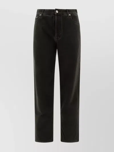 Burberry Denim Trousers With Pockets And Loops