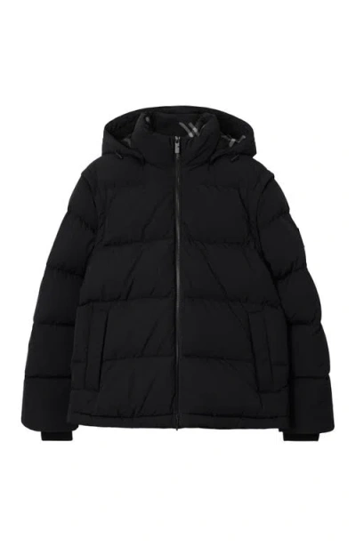 Burberry Coat In Black