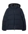 Burberry Detachable-sleeve Puffer Jacket In Black