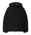 Burberry Reversible Check Puffer Jacket In Black/snug Ip Check
