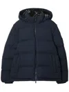 Burberry Detachable-sleeve Puffer Jacket In Blue