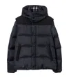 Burberry Detachable-sleeve Puffer Jacket In Navy