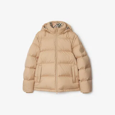 Burberry Detachable Sleeve Puffer Jacket In Neutral