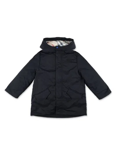 Burberry Kids' Detachable-warmer Parka In Black