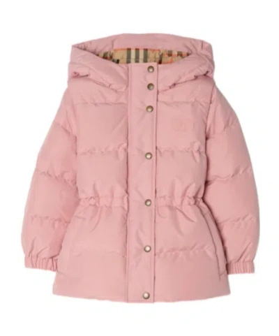 Burberry Detachable-sleeve Puffer Jacket In Pink