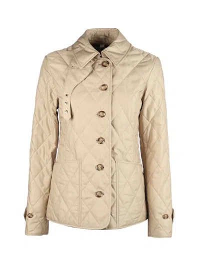 BURBERRY DIAMOND QUILTED JACKET