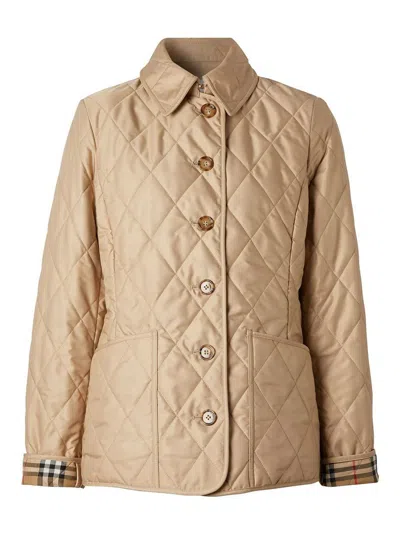 BURBERRY DIAMOND-QUILTED JACKET