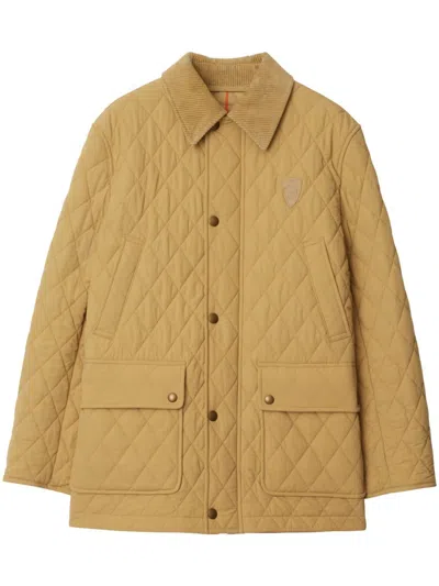 BURBERRY DIAMOND-QUILTED JACKET