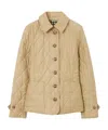 Burberry Quilted Thermoregulated Jacket In Nude