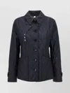Burberry Women Quilted Jacket In Blue