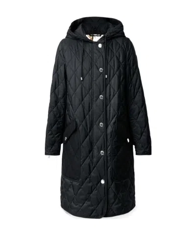 BURBERRY ROXBY DIAMOND-QUILTED MID-LENGTH COAT