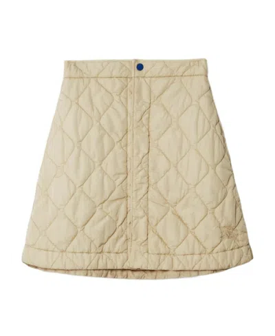 BURBERRY BURBERRY QUILTED PADDED MINI SKIRT
